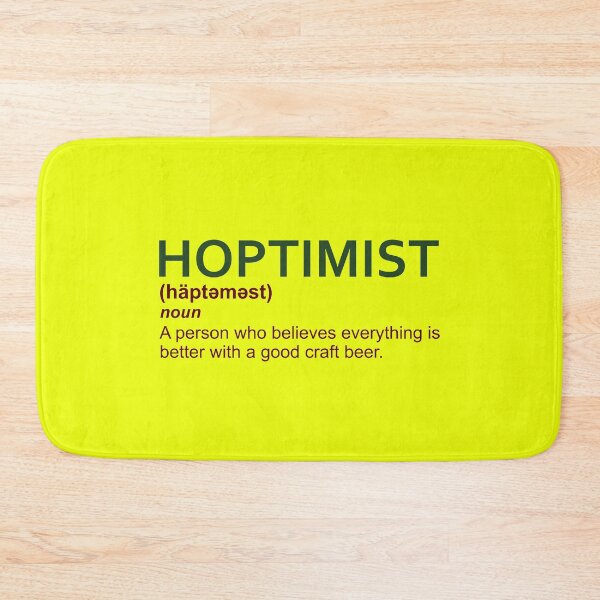 Item preview, HOPTIMIST Design for Craft Beer Lovers  designed and sold by webdango.