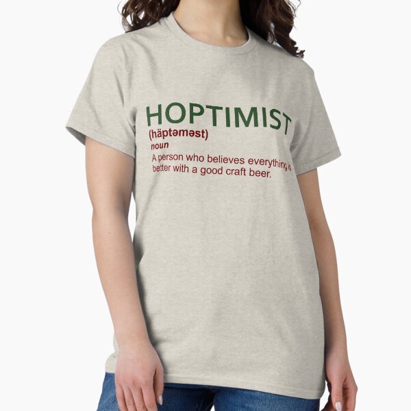 Item preview, HOPTIMIST Design for Craft Beer Lovers  designed and sold by webdango.