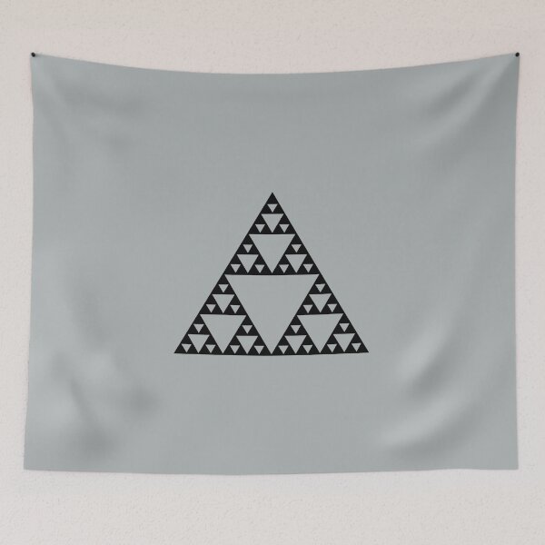 Item preview, Sierpinski, Triangle, Mathematics, Fractal, Math, Geometry designed and sold by nitty-gritty.