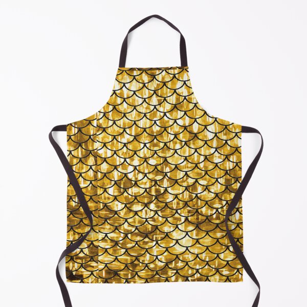 Item preview, Golden glitter mermaid scales designed and sold by TopDesignArt.