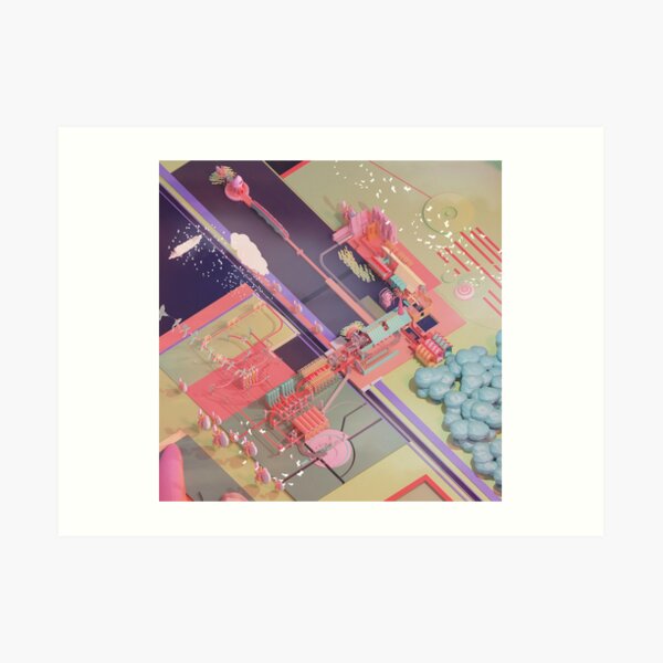 OF ROBBERS, KITES AND PAPER GARDENS V Art Print