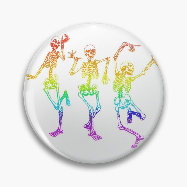 Item preview, Rainbow Dancing Skeletons designed and sold by Mitchell Sisters.