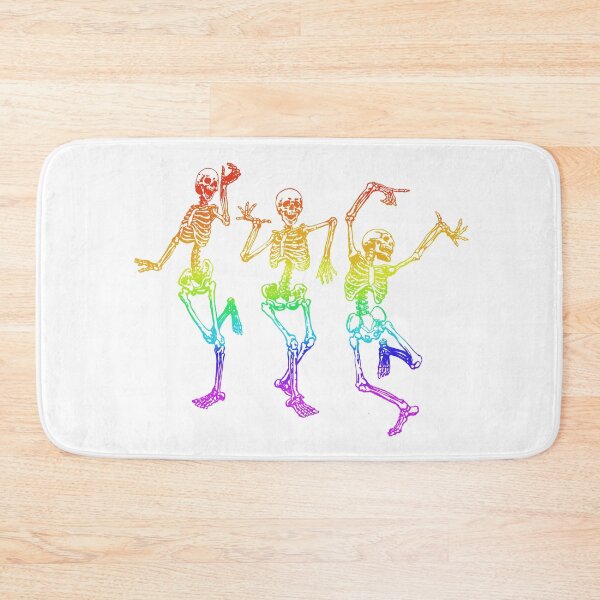 Item preview, Rainbow Dancing Skeletons designed and sold by Mitchell Sisters.
