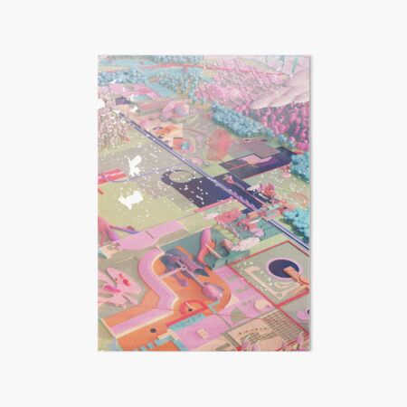 OF ROBBERS, KITES AND PAPER GARDENS VI Art Board Print