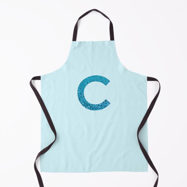 Item preview, The Letter C - Monogram in Blue Pool Water designed and sold by Bumblefuzzies.