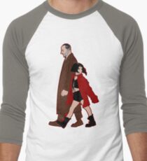 Leon the Professional + Mathilda Men's Baseball ¾ T-Shirt