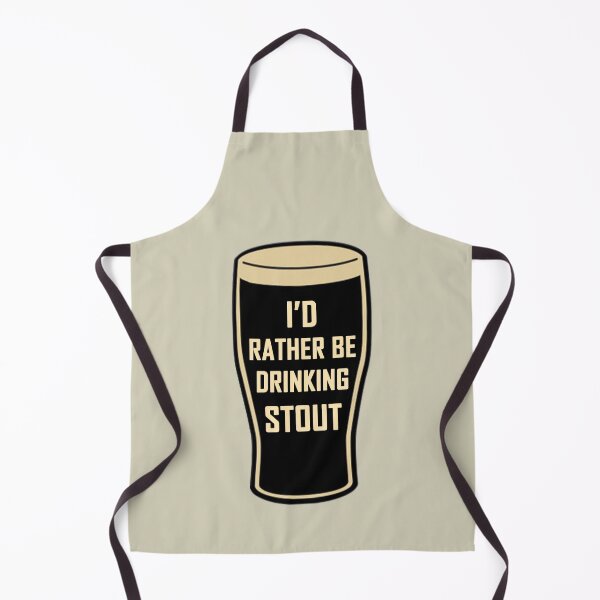 Item preview, I'd Rather be Drinking Stout Craft Beer Design designed and sold by webdango.