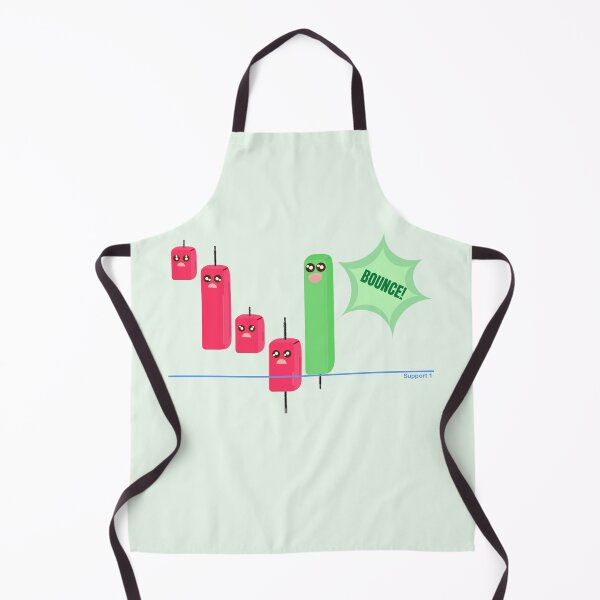 Item preview, Stock Market Cute Green Candle BOUNCE designed and sold by twicetrader.