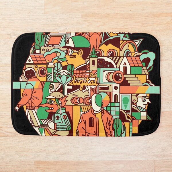 Hello Digital Bath Mat