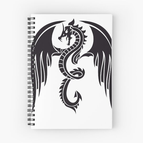 Item preview, dragon dragon silhouette dragon drawing designed and sold by TshirtFuchs.