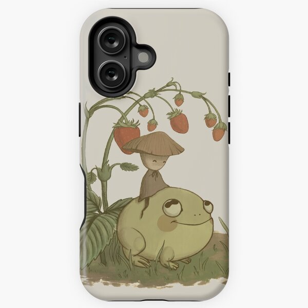 Vista previa del artículo con la obra «Mushy y Froggy», diseñado y vendido por emmonster.