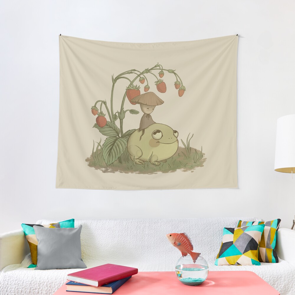 Mushy and Froggy Tapestry