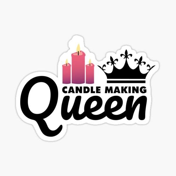 Candle Making Maker birthday girl Gift Sticker