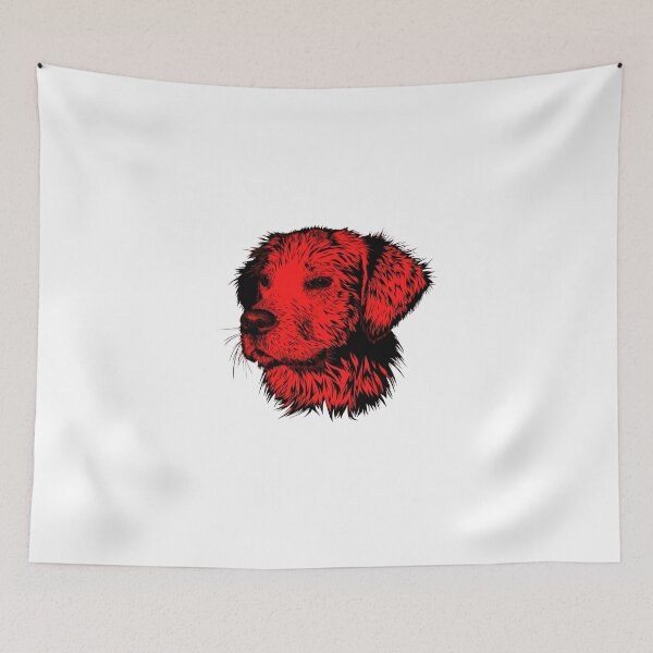 Item preview, Illustration Red Puppy Birthday Gift designed and sold by GBDesigner.