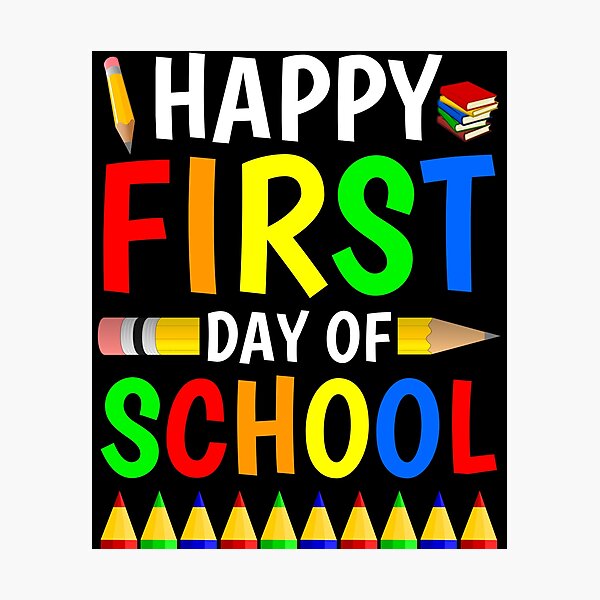 Item preview, Happy First Day Of School Gift Perfect School 2020 designed and sold by naworas.