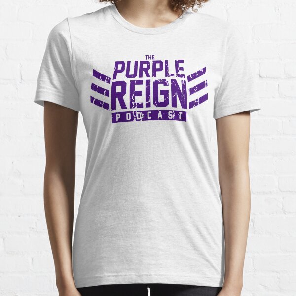 Distressed Dockers (purple print) Essential T-Shirt
