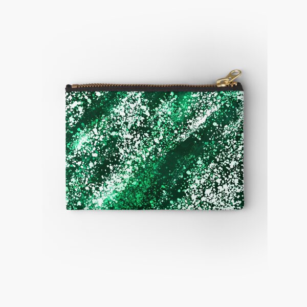 Item preview, Green Black Watercolor Splashes designed and sold by eidrood.
