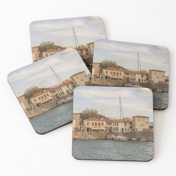 Item preview, Sailboat of Castle of  Nafpaktos designed and sold by KensLensDesigns.