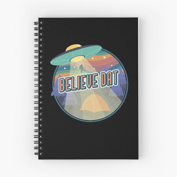 Item preview,  Believe Dat - UFO Spaceship Abducting Bigfoot designed and sold by Express YRSLF.