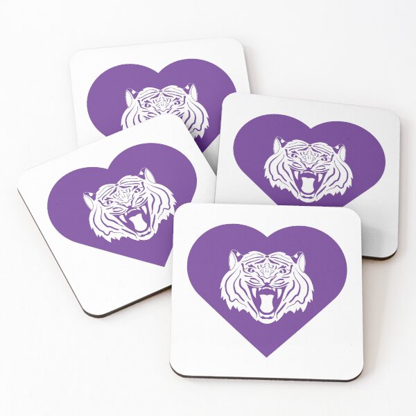 Item preview, Tiger Mascot Cares Purple designed and sold by cmd-art.