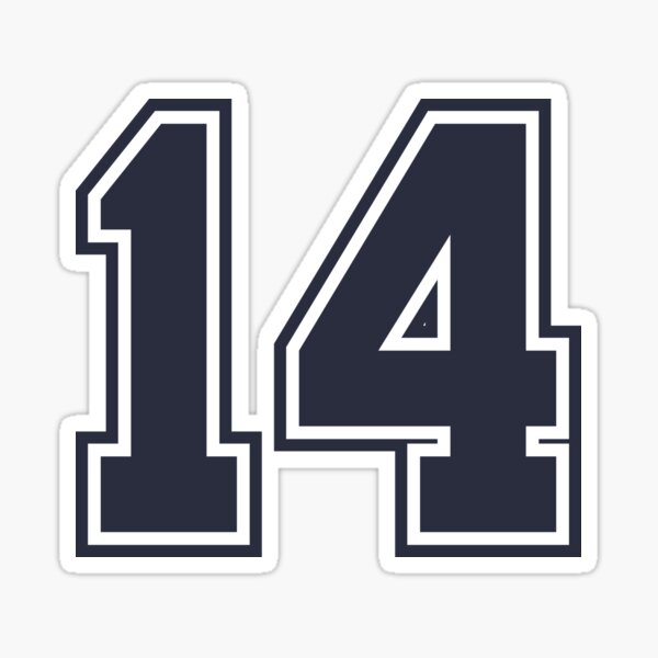 14 Sports Number Fourteen | Drawstring Bag