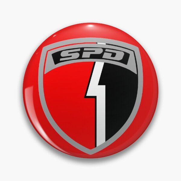 Item preview, SPD Red Ranger designed and sold by Nerdious.