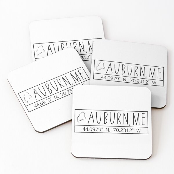 Item preview, Auburn Maine Coordinates designed and sold by Emily Designs.