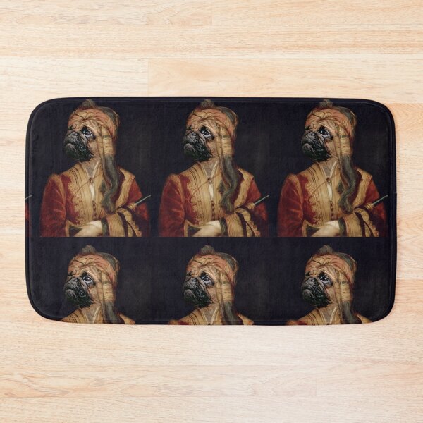 Item preview, Royal Pug Dog Rennaisance Funny Illustration designed and sold by MOKA META.