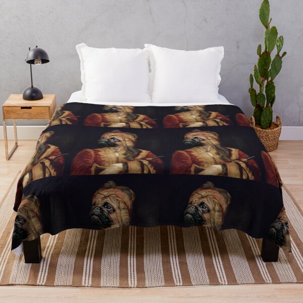 Item preview, Royal Pug Dog Rennaisance Funny Illustration designed and sold by MOKA META.