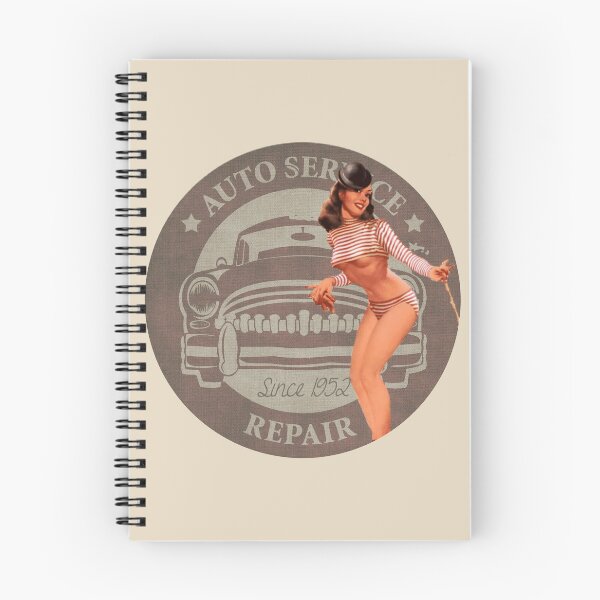 Item preview, Vintage Auto Repair/Car Repair Pin Up Girl designed and sold by webdango.