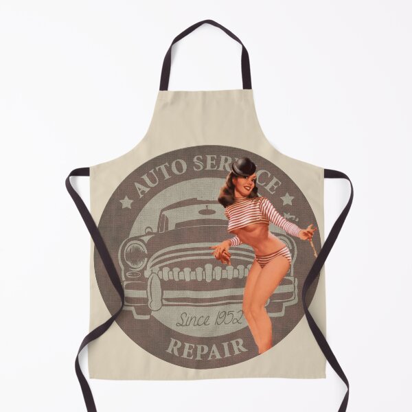 Item preview, Vintage Auto Repair/Car Repair Pin Up Girl designed and sold by webdango.