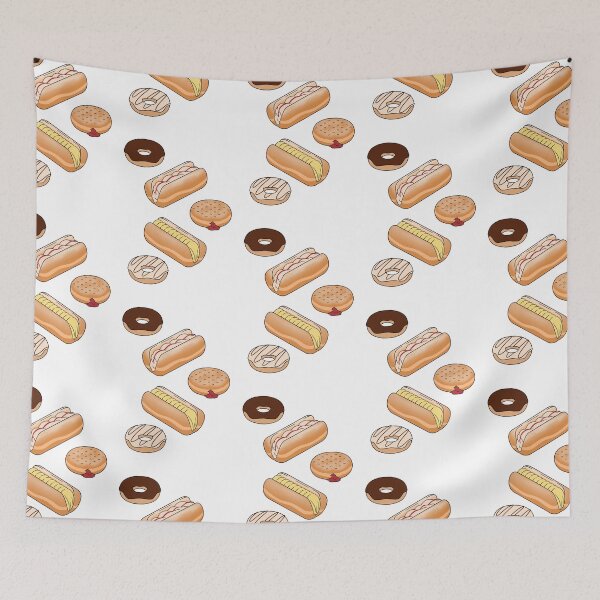 Item preview, Bite Sized Doughnut Pattern designed and sold by Stephen Sharpe.
