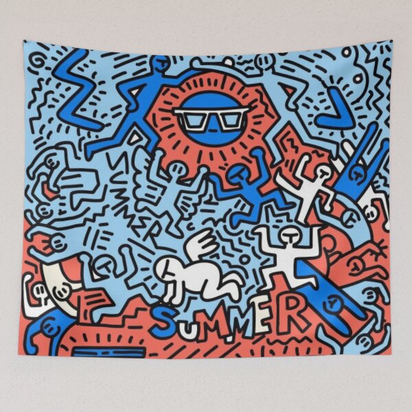 Item preview, Summer Beach Abstract Pattern designed and sold by DopeTops.