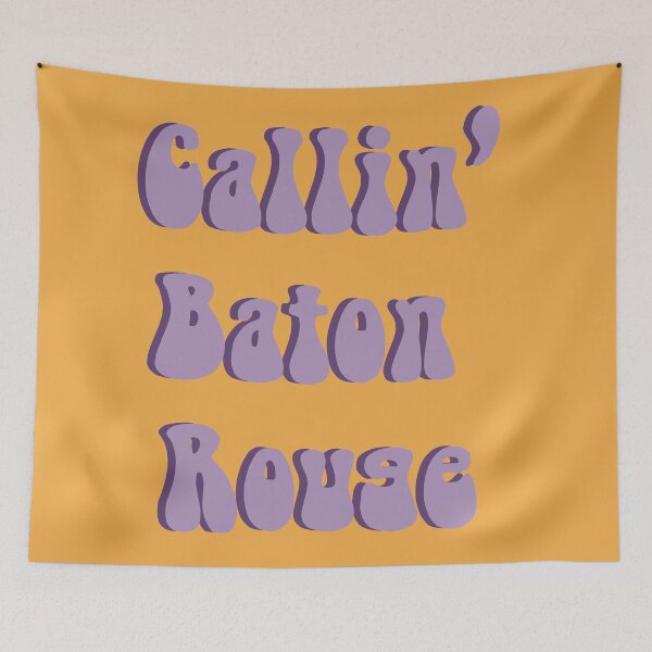 Item preview, Callin' Baton Rouge Purple Retro designed and sold by one-broke-kid.