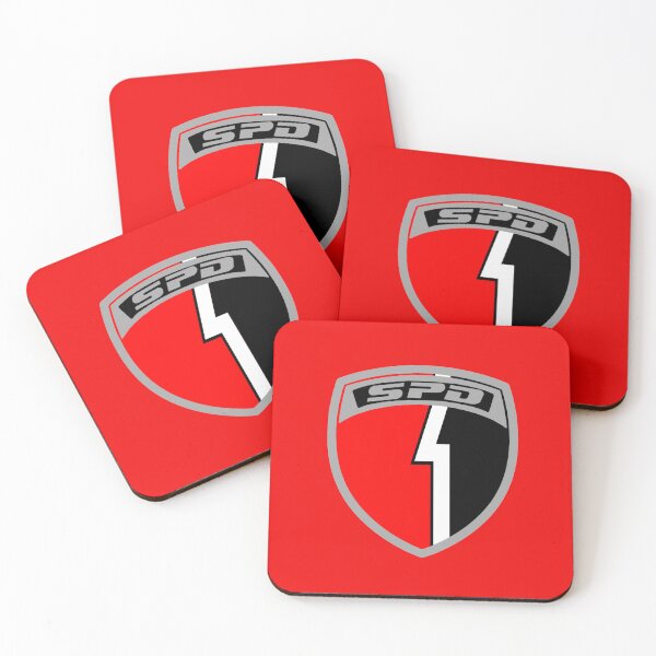 Item preview, SPD Red Ranger designed and sold by Nerdious.
