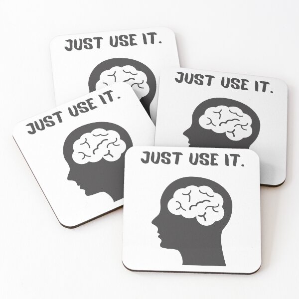 Item preview, Brain Mind Just Use It Innovation Creative Brainstorming Ideas Design designed and sold by JustCreativity.