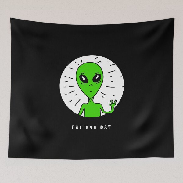 Item preview, Believe Dat - UFO Kawaii Alien designed and sold by Express YRSLF.