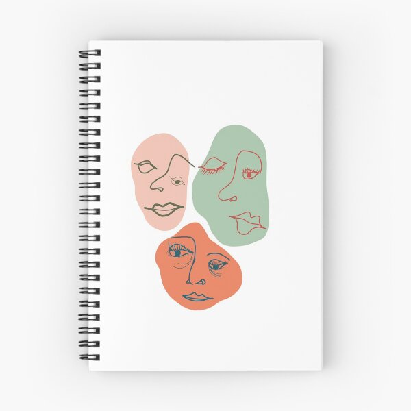 Item preview, Abstract Art Faces with Colored Background designed and sold by Emily Pinto.