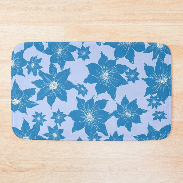 Item preview, Blue flower pattern designed and sold by Dia-Cheshire.