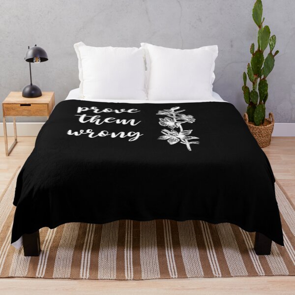 Item preview, Motivational Quote:Prove Them Wrong Flower designed and sold by ArtIsSixthSense.