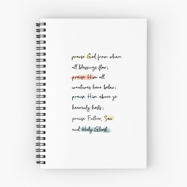 Item preview, Doxology Hymn designed and sold by Abigail Russell.