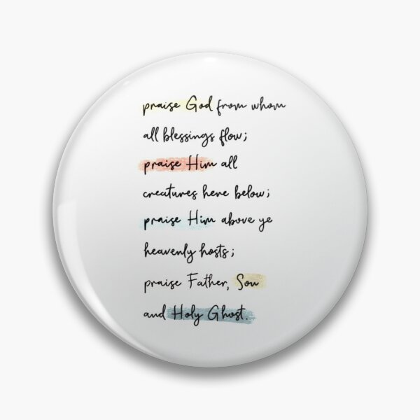 Item preview, Doxology Hymn designed and sold by Abigail Russell.