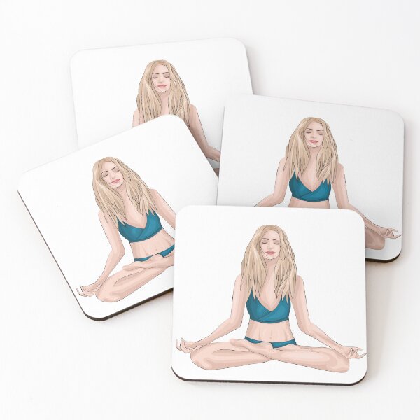 Item preview, yoga girl designed and sold by AvotArt.