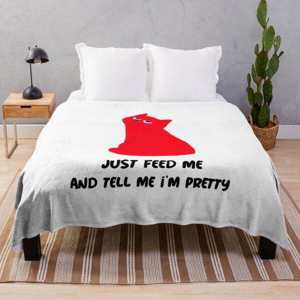 Item preview, just feed me- pissed cat designed and sold by Maggzstyle99.