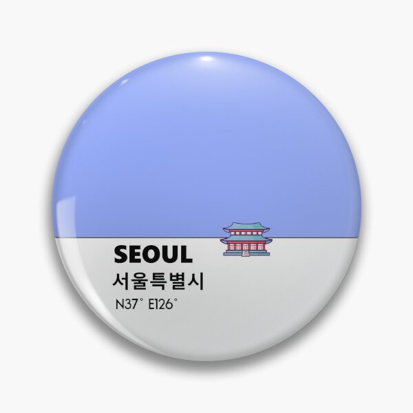 Item preview, Pastel Blue Seoul - Korean Dream designed and sold by gsqui.