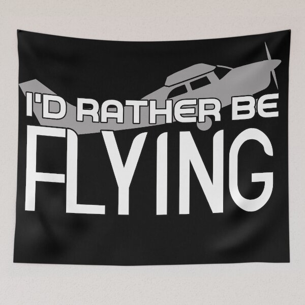 Item preview, I'd Rather Be Flying designed and sold by RobomShop.