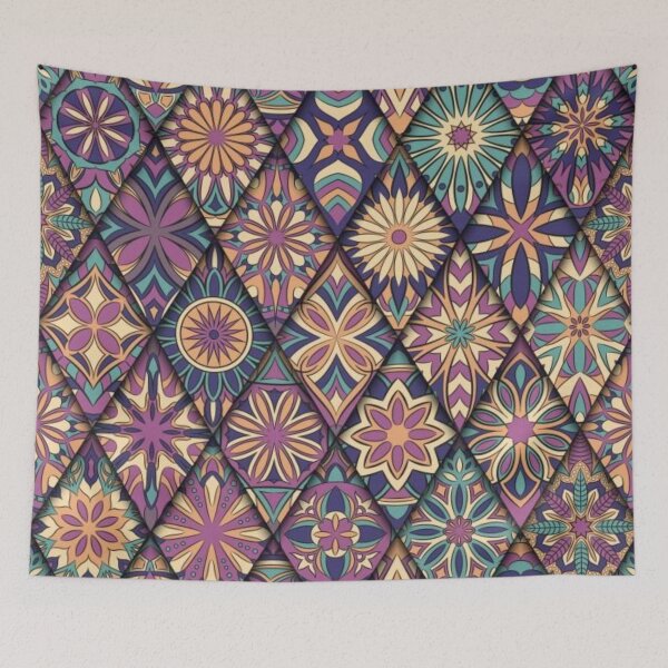 Item preview, Ornate Floral Seamless Pattern With Vintage Mandala designed and sold by DopeTops.