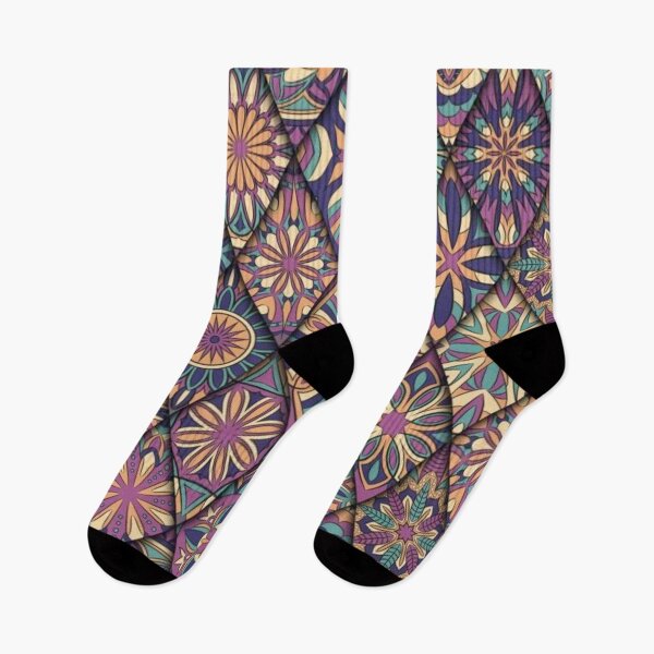 Item preview, Ornate Floral Seamless Pattern With Vintage Mandala designed and sold by DopeTops.