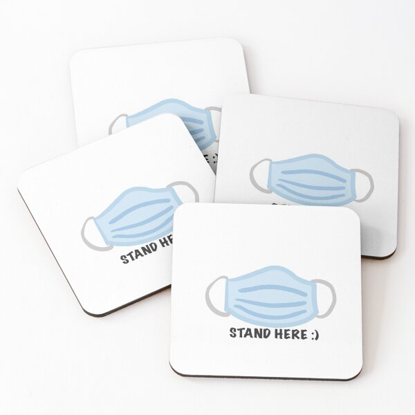 Item preview, Mask with Stand Here sticker designed and sold by Kate15080.