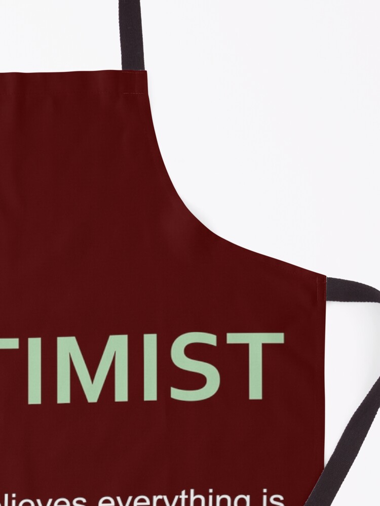 Alternate view of Hoptimist Design for Craft Beer Lovers Apron